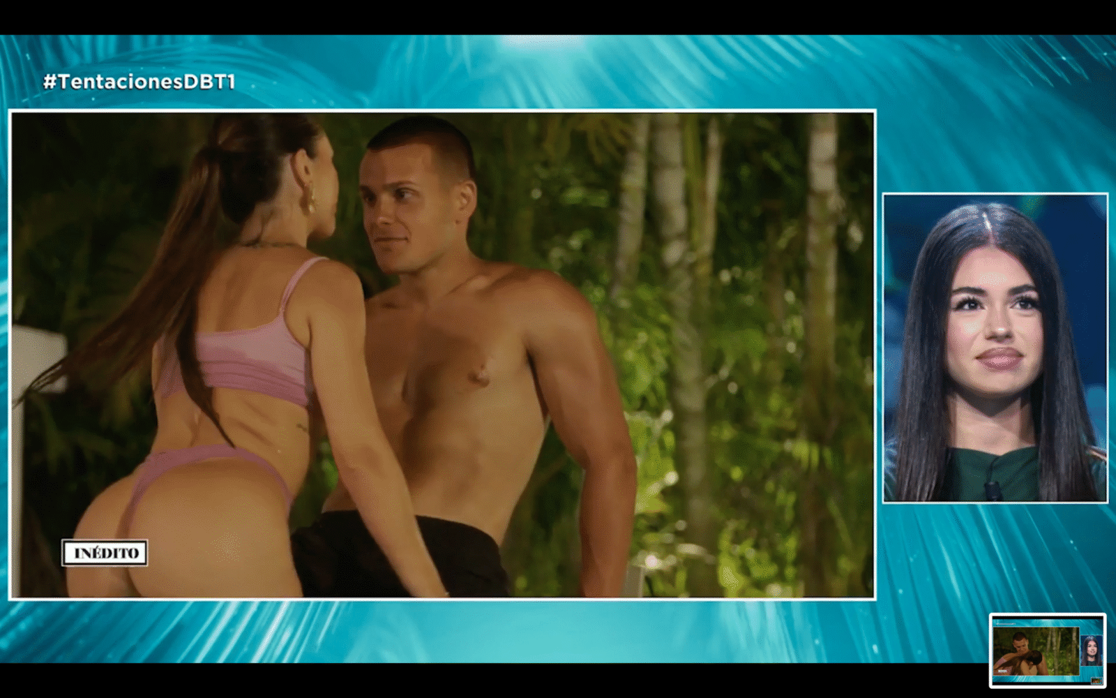 Olatz lame el torso de Rodri | Imágenes inéditas para Helena