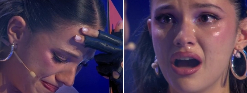 Claudia rompe en lágrimas en OT 2025